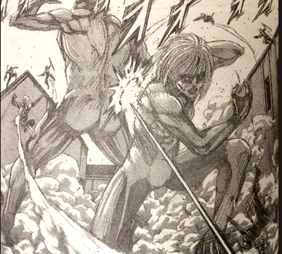 進撃の巨人 ネタバレ128話考察 女型と鎧巨人化から展開予想 始祖ユミルは解放されていない 進撃の巨人ネタバレ考察 アース